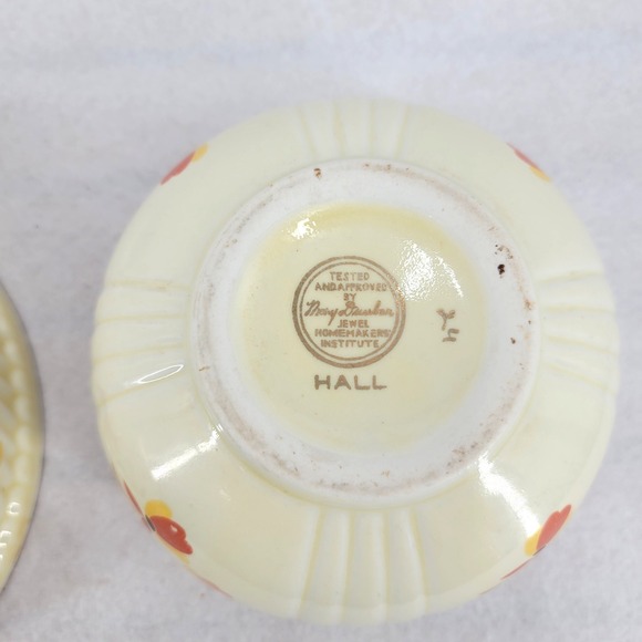 Vintage Hall Autumn Leaf 3-Piece Set – Jewel‎ Tea Mary Dunbar - Picture 7 of 7